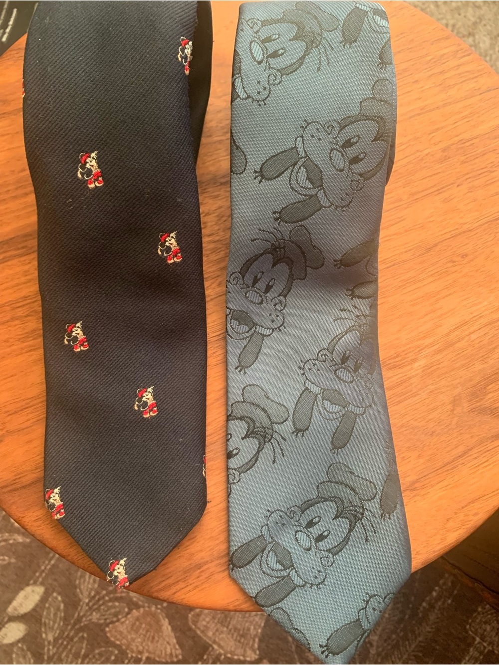 Disney Men’s Ties Mickey & Goofy Character Ties